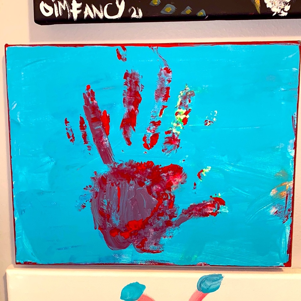 Small hand painting
